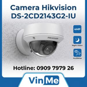 Camera Hikvision DS-2CD2143G2-IU IP 4MP