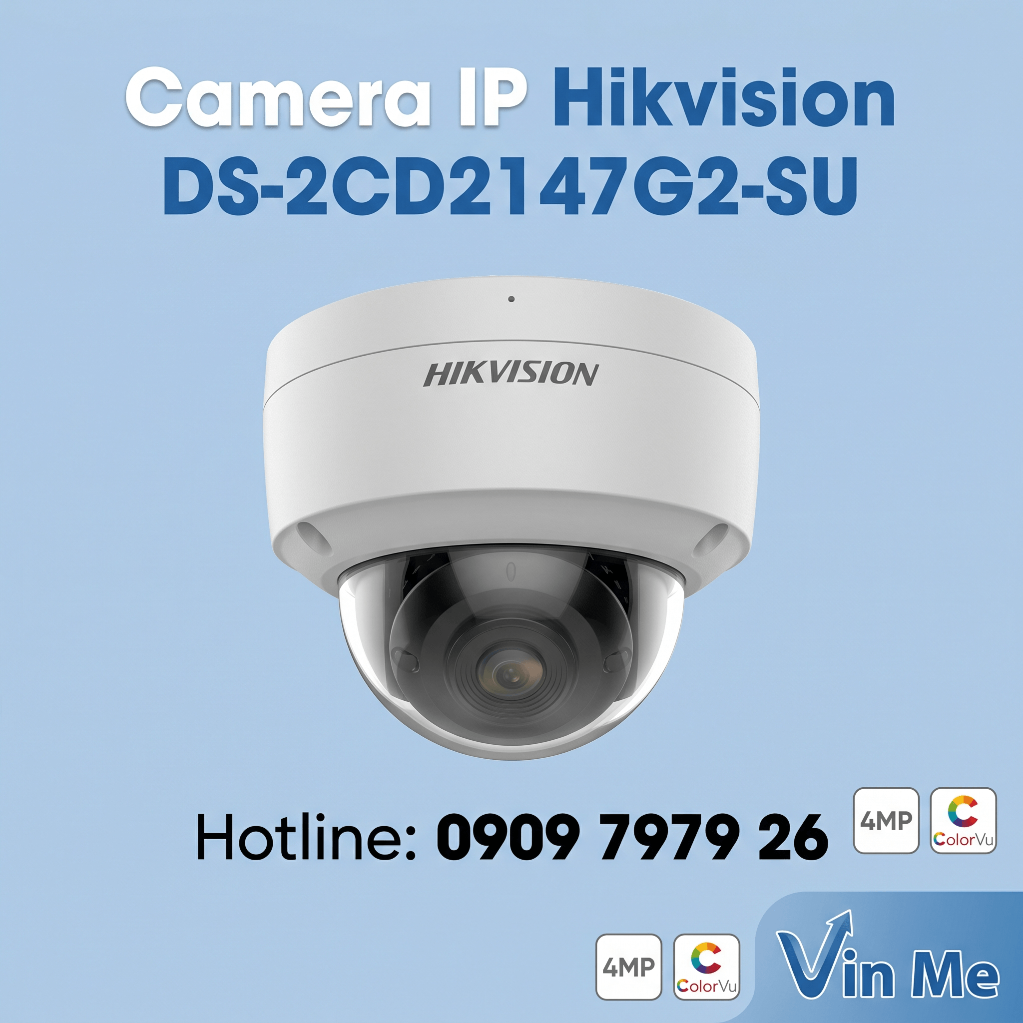 Camera Hikvision DS-2CD2147G2-SU IP AcuSense 4MP