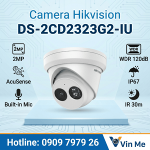 Camera Hikvision DS-2CD2323G2-IU IP 2MP