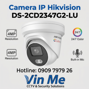 Camera Hikvision DS-2CD2347G2-LSU/SL IP AcuSense 4MP