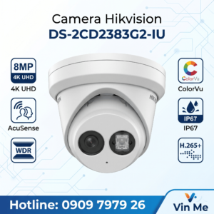 Camera Hikvision DS-2CD2383G2-IU IP 8MP
