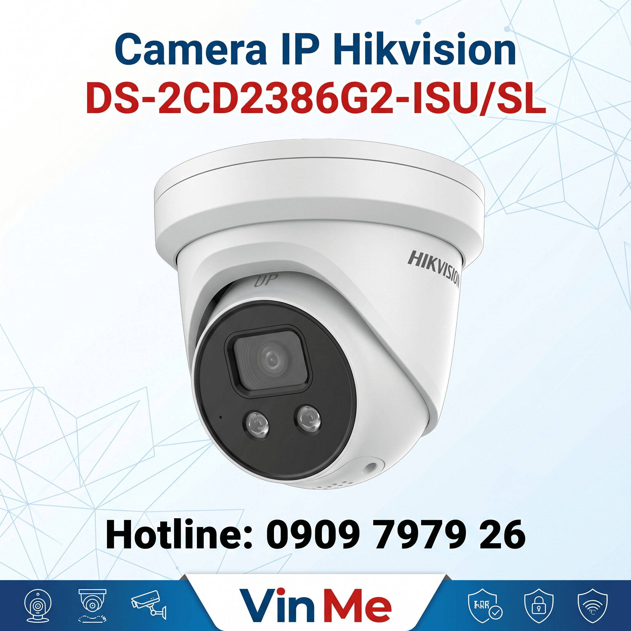 Camera Hikvision DS-2CD2386G2-ISU/SL