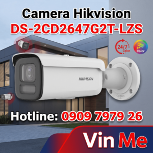 Camera Hikvision DS-2CD2647G2T-LZS IP zoom 4MP