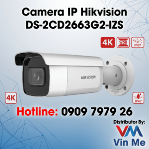 Camera Hikvision DS-2CD2663G2-IZS IP 6.0 MP