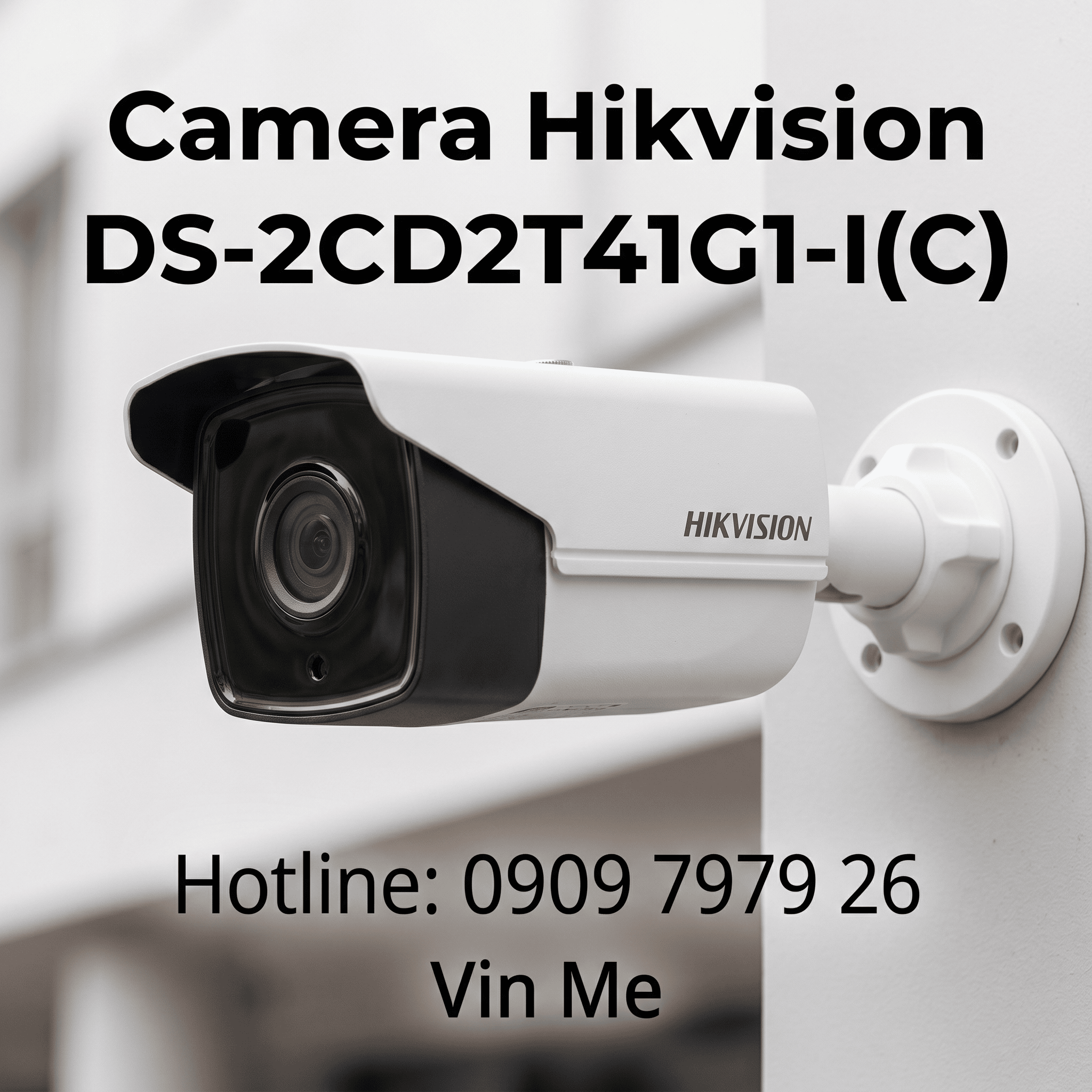 Camera Hikvision DS-2CD2T41G1-I(C) IP 4.0MP