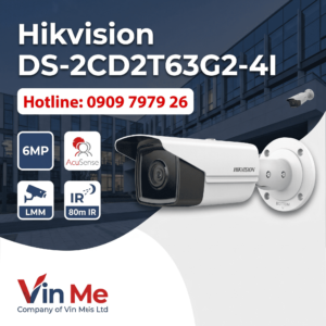 Camera Hikvision DS-2CD2T63G2-4I IP 6MP