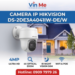 Camera Hikvision DS-2DE3A4041IW-DE/W(S6)