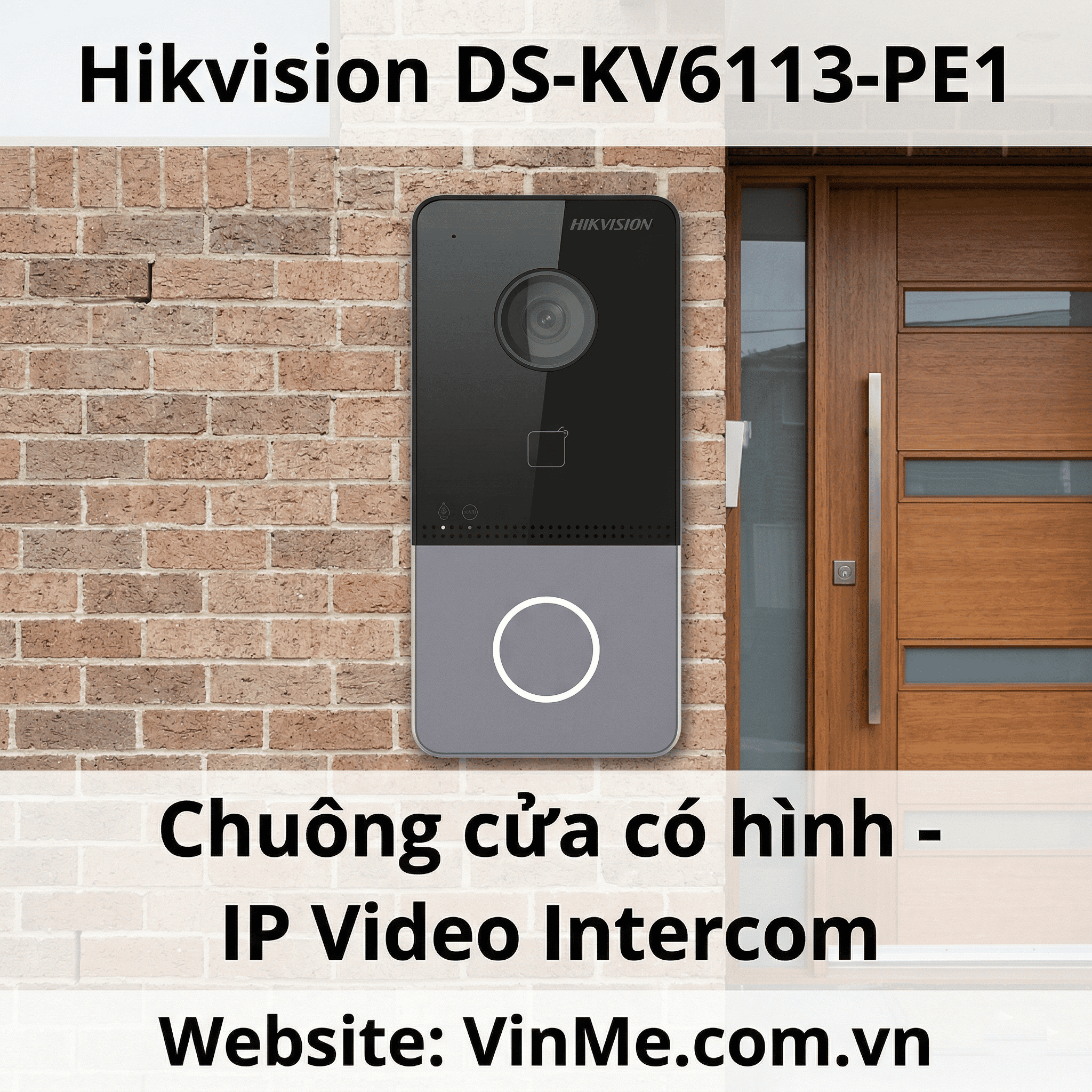 Chuông cửa Hikvision DS-KV6113-PE1
