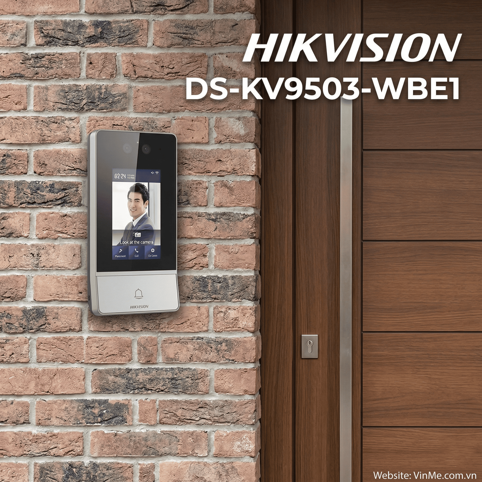 Bộ chuông cửa có hình Hikvision DS-KV9503-WBE1