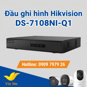 Đầu ghi Hikvision 8 kênh DS-7108NI-Q1(/8P)/M