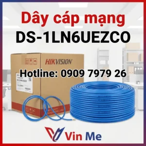 Dây cáp mạng DS-1LN6UEZCO cat6 Hikvision chính hãng