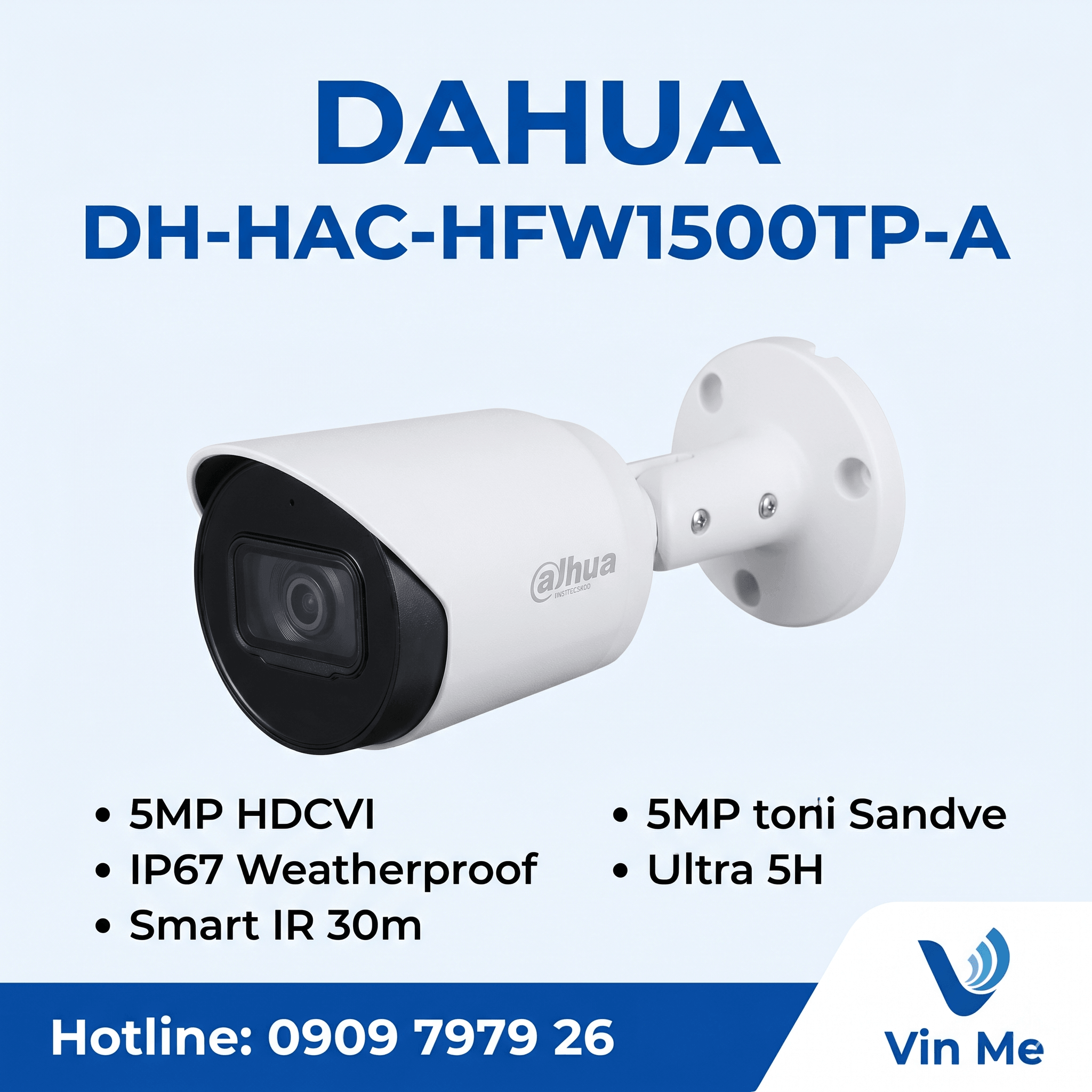 camera Dahua DH-HAC-HFW1500TP-A HDCVI 5MP