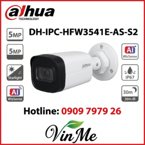 camera Dahua DH-IPC-HFW3541E-AS-S2 IP Wizsense 4MP