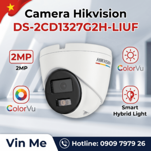 camera Hikvision DS-2CD1327G2H-LIUF IP 2MP