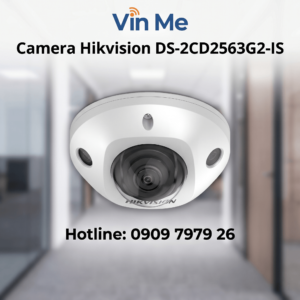 camera Hikvision DS-2CD2563G2-IS IP mắt cá 6MP