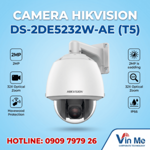 camera Hikvision DS-2DE5232W-AE (T5) IP Speed Dome 2MP