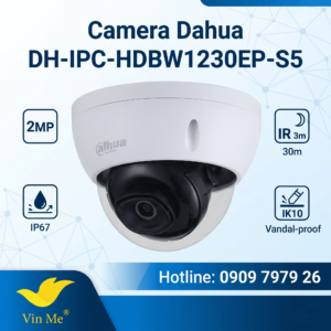 camera Dahua DH-IPC-HDBW1230EP-S5 dome 2MP
