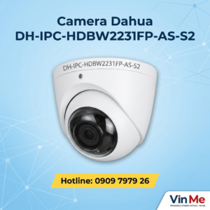 camera DH-IPC-HDBW2231FP-AS-S2 Dahua IP Starlight 2MP