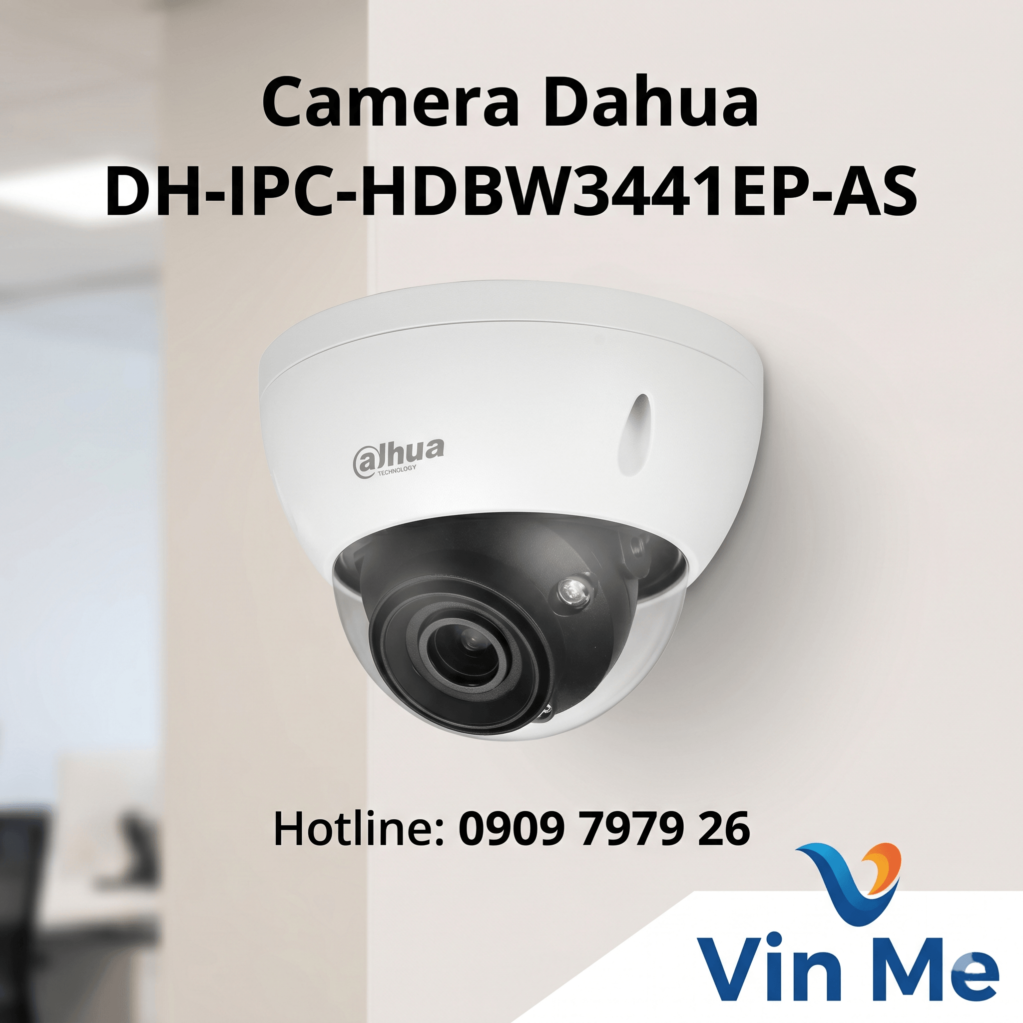 camera Dahua DH-IPC-HDBW3441EP-AS AI 4MP