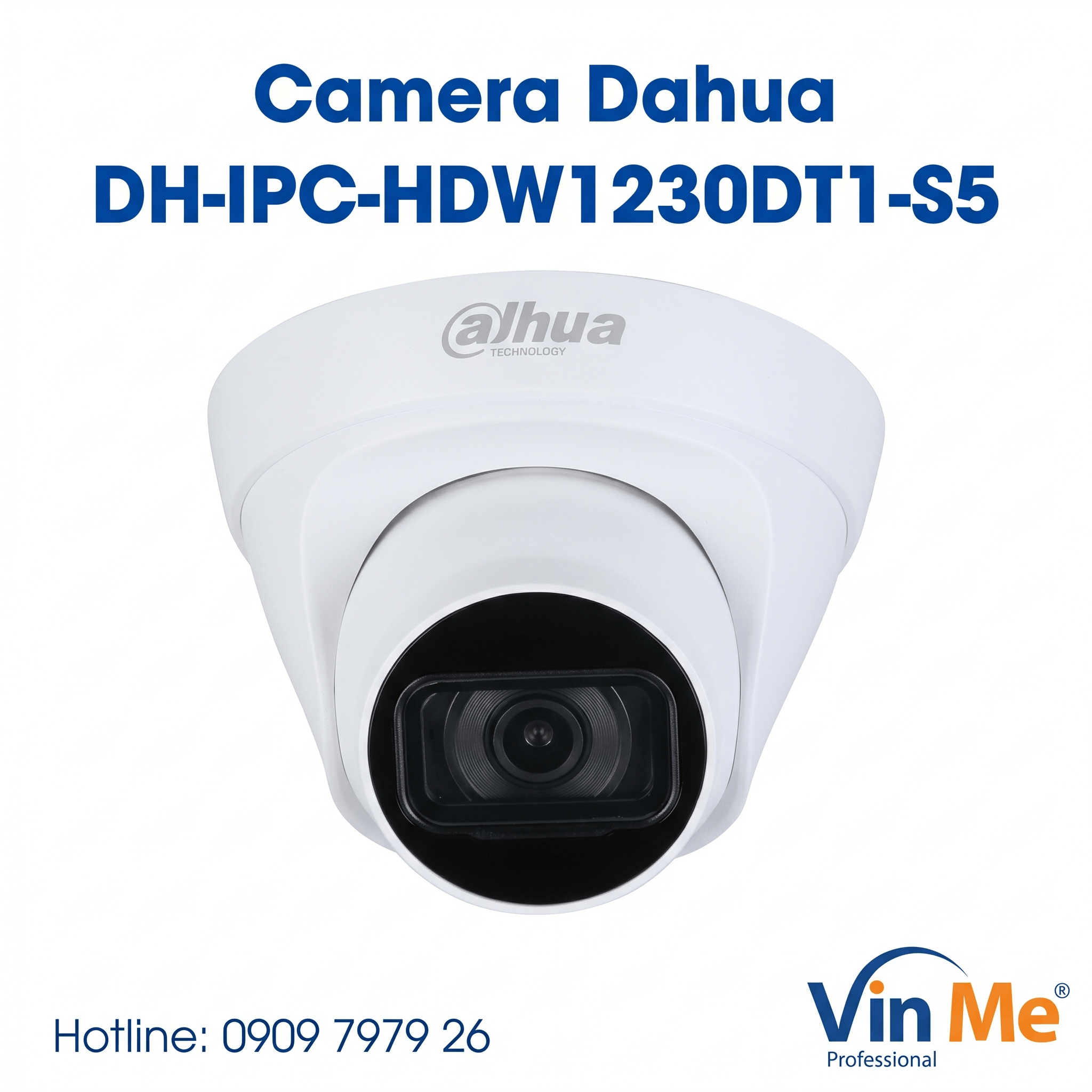 camera Dahua DH-IPC-HDW1230DT1-S5 dome 2MP