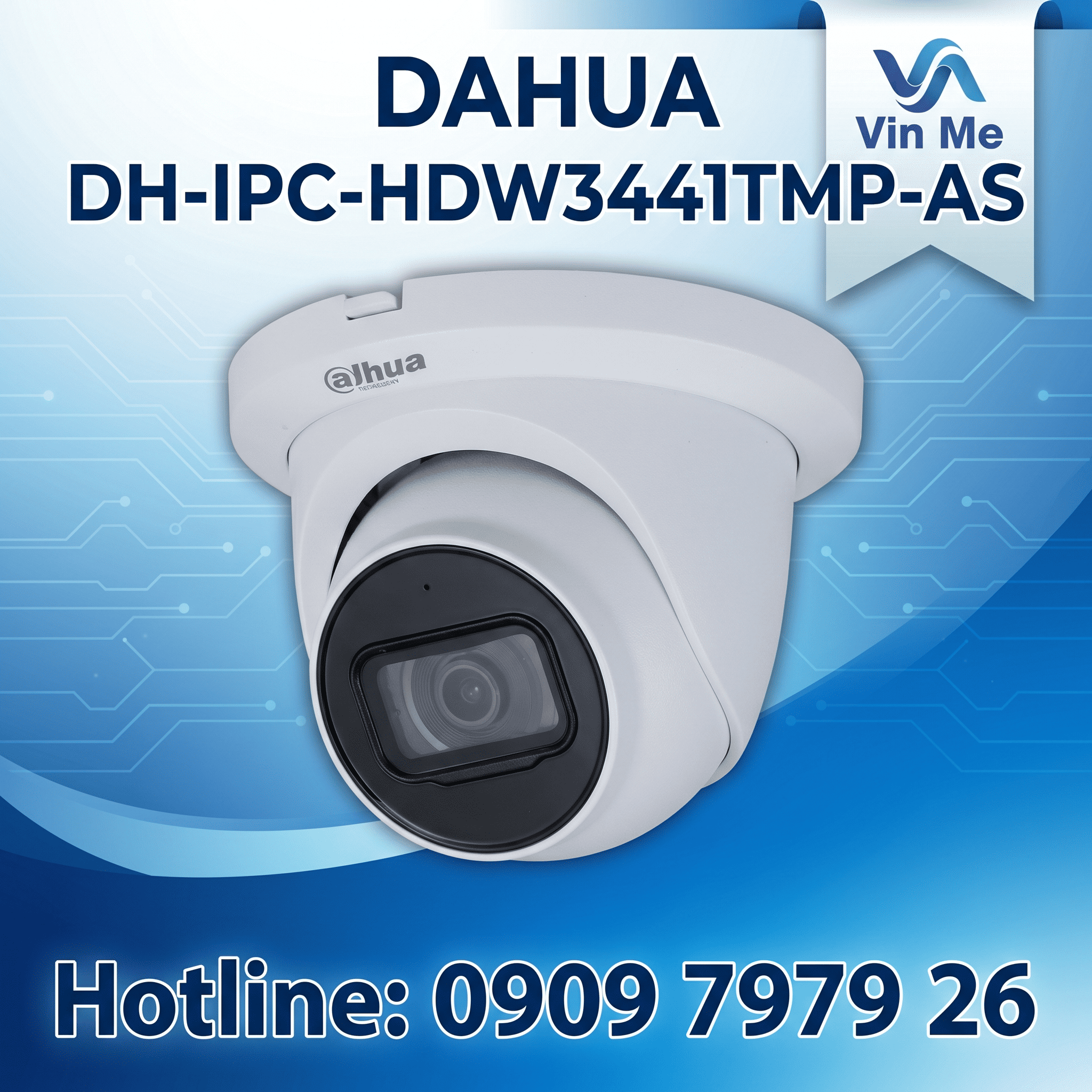 camera Dahua DH-IPC-HDW3441TMP-AS AI 2MP