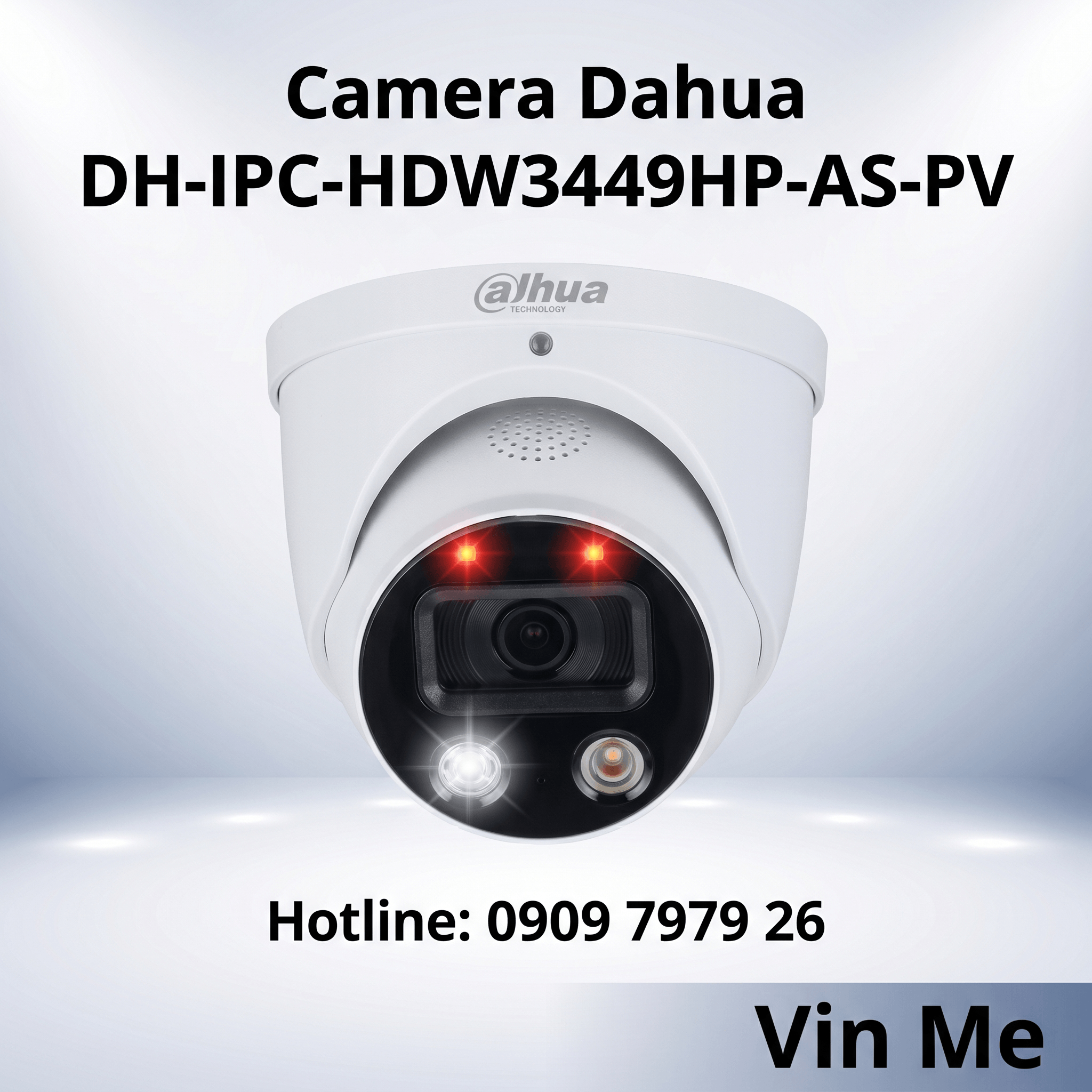 camera Dahua DH-IPC-HDW3449HP-AS-PV IP Full color 4MP