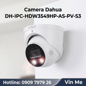 camera Dahua DH-IPC-HDW3549HP-AS-PV-S3 IP Full color 5MP