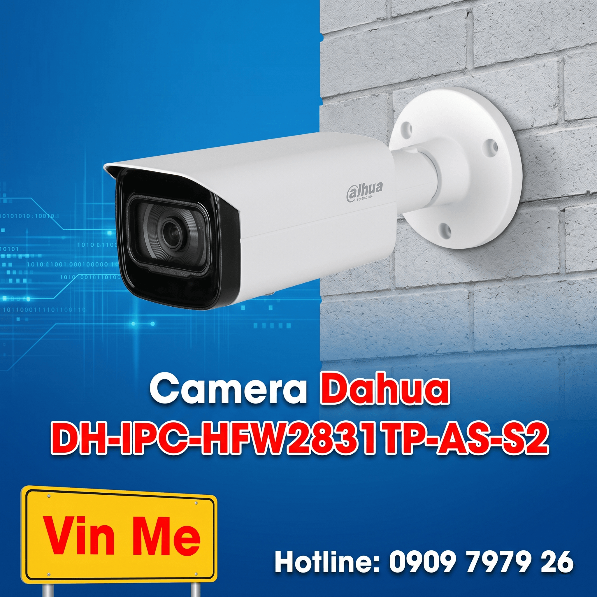 camera Dahua DH-IPC-HFW2831TP-AS-S2 IP Starlight 8MP