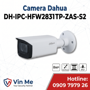 camera Dahua DH-IPC-HFW2831TP-ZAS-S2 IP Starlight 8MP