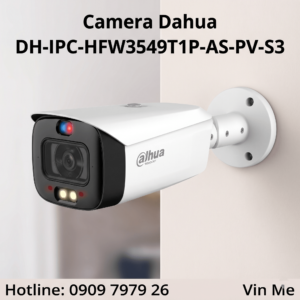 camera Dahua DH-IPC-HFW3549T1P-AS-PV-S3 IP Full color 5MP