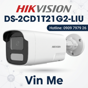 camera Hikvision DS-2CD1T21G2-LIU IP 2MP