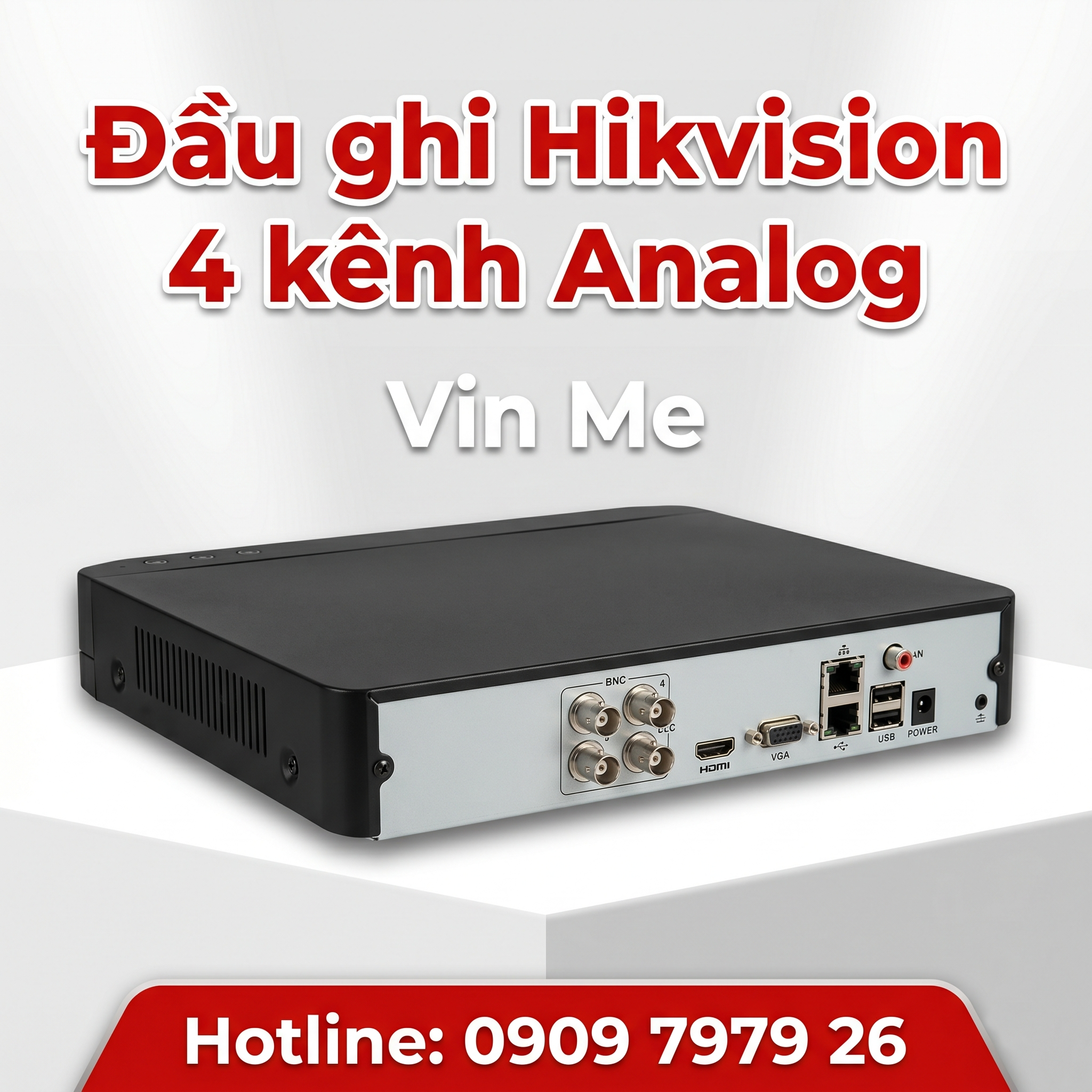 Đầu ghi hình Hikvision 4 kênh analog