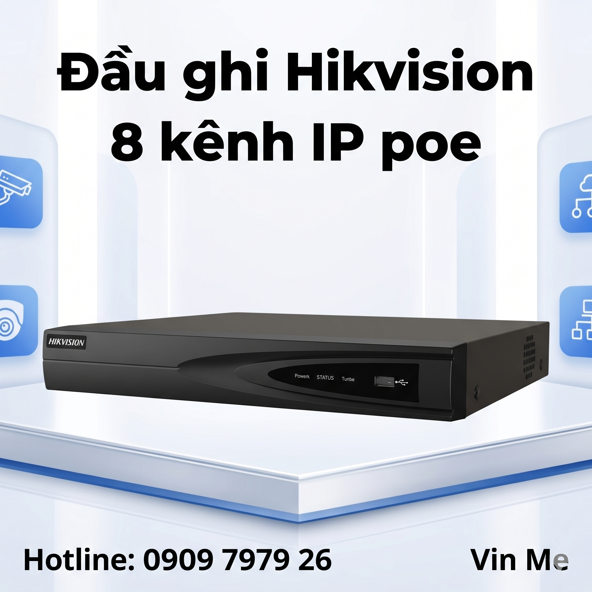 đầu ghi Hikvision 8 kênh ip