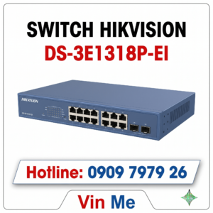 Switch Hikvision DS-3E1318P-EI 16 port POE