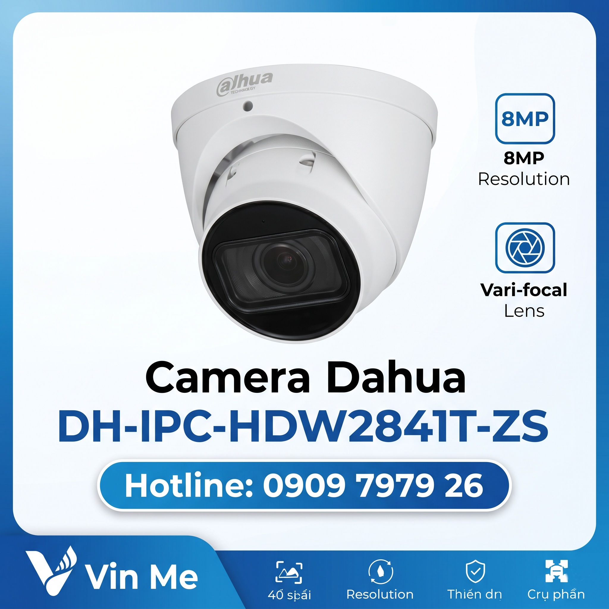 camera Dahua DH-IPC-HDW2841T-ZS