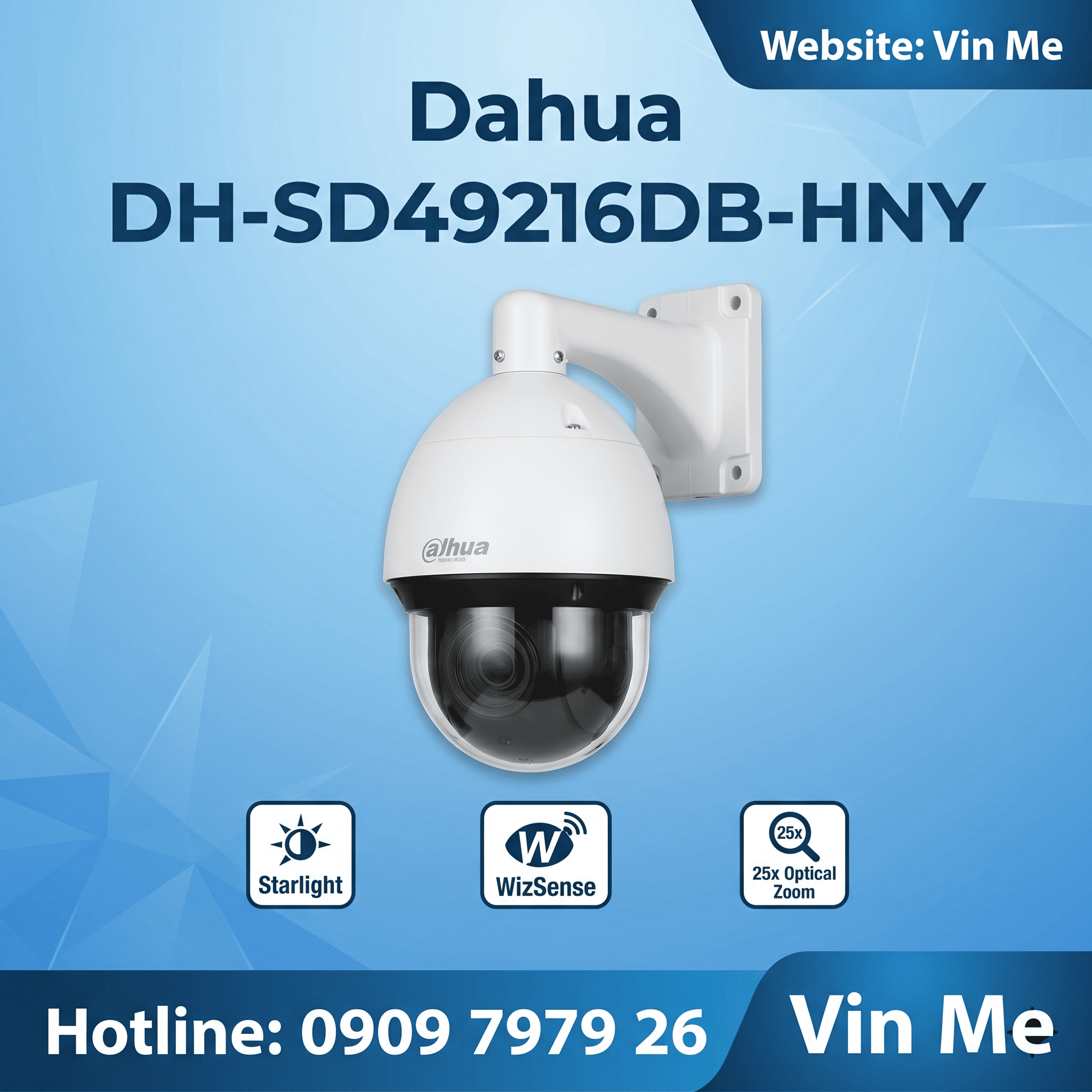 camera Dahua DH-SD49216DB-HNY IP Speed Dome 2MP