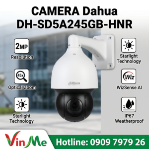 camera Dahua DH-SD5A245GB-HNR IP Speed Dome 2MP