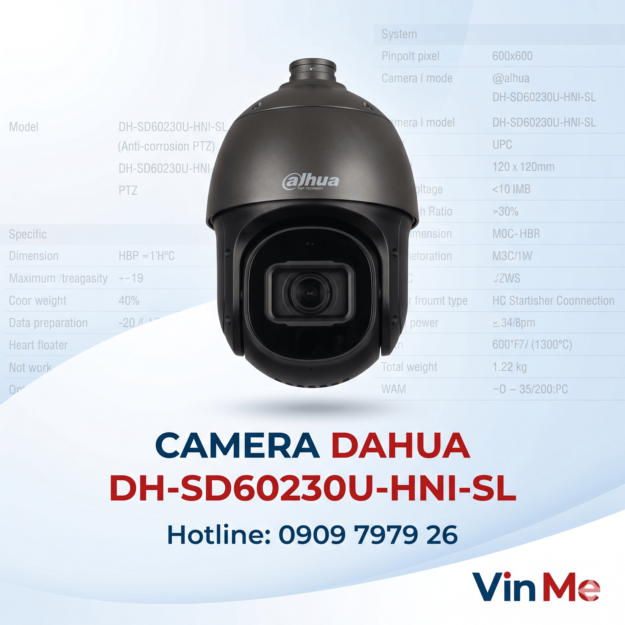 camera Dahua DH-SD60230U-HNI-SL IP chống ăn mòn 2MP
