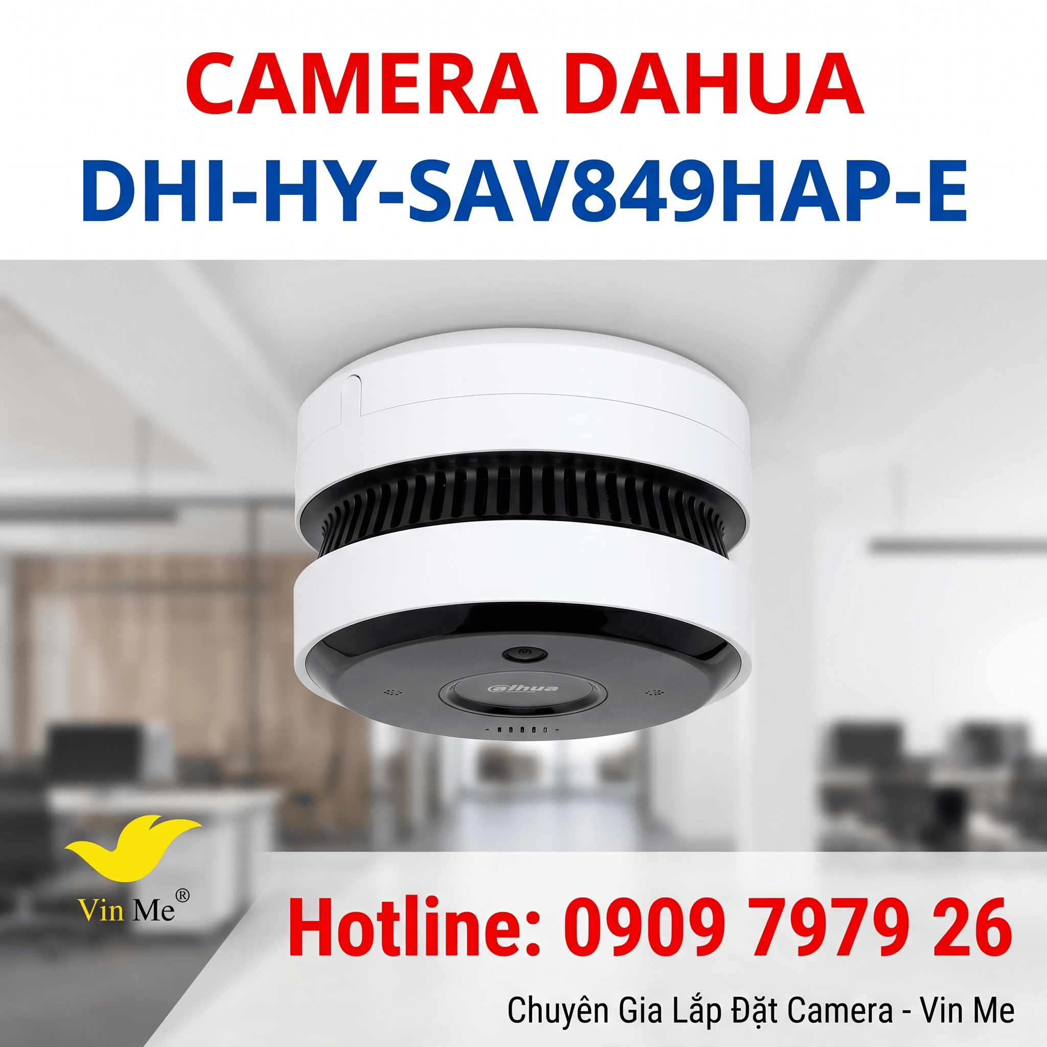 camera Dahua DHI-HY-SAV849HAP-E AI báo khói và phát hiện lửa 5MP