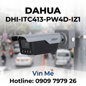 camera Dahua DHI-ITC413-PW4D-IZ1 IP chụp biển số ra vào 4MP