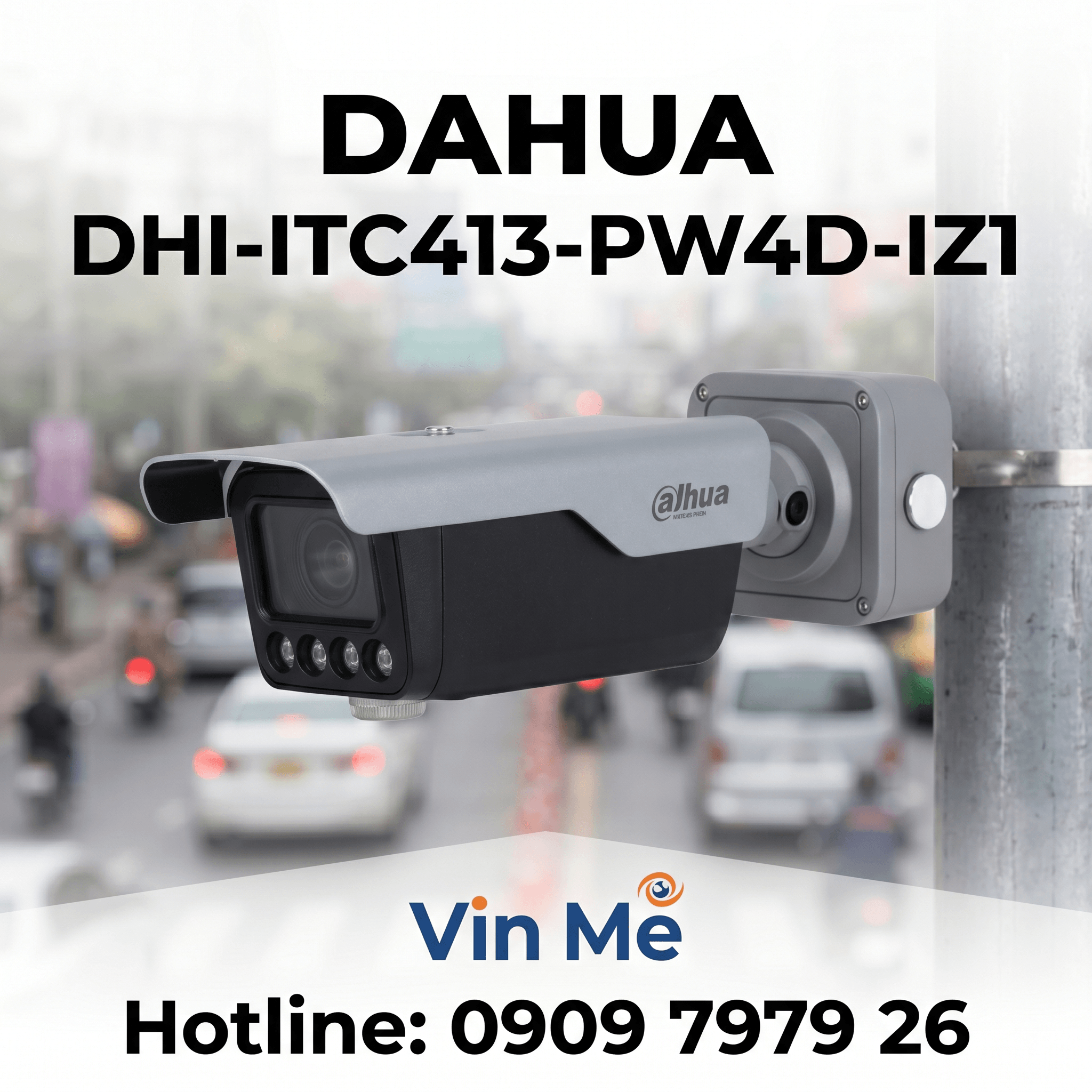 camera Dahua DHI-ITC413-PW4D-IZ1 IP chụp biển số ra vào 4MP