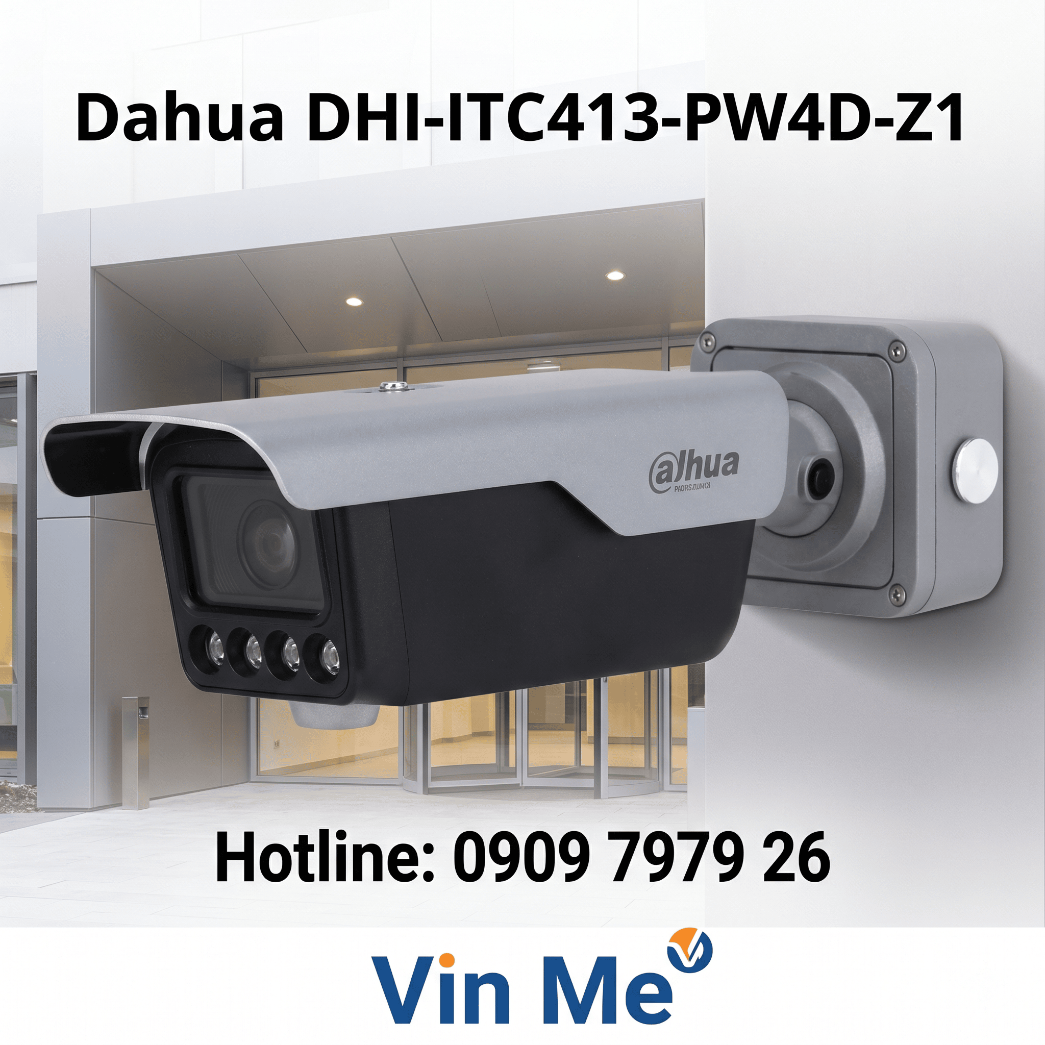 camera Dahua DHI-ITC413-PW4D-Z1 IP chụp biển số ra vào 4MP