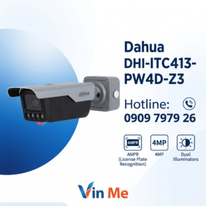 camera Dahua DHI-ITC413-PW4D-Z3 IP chụp biển số ra vào 4MP