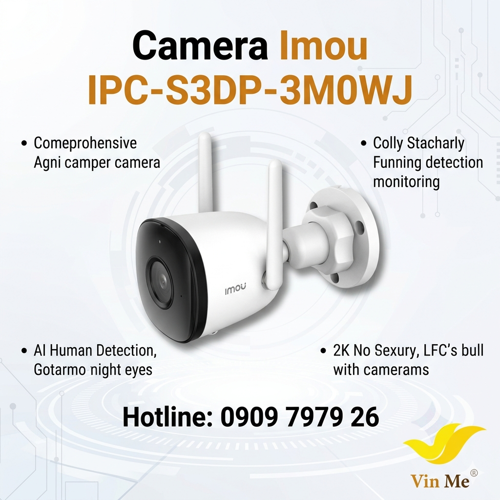 camera Imou IPC-S3DP-3M0WJ