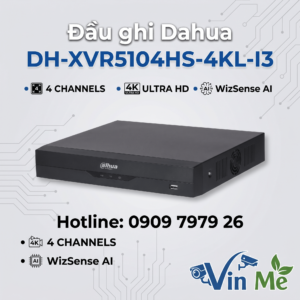 Đầu ghi Dahua DH-XVR5104HS-4KL-I3 XVR 4 Kênh