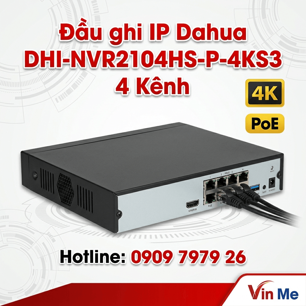 Đầu ghi dahua DHI-NVR2104HS-P-4KS3