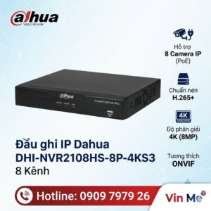 Đầu ghi dahua DHI-NVR2108HS-8P-4KS3