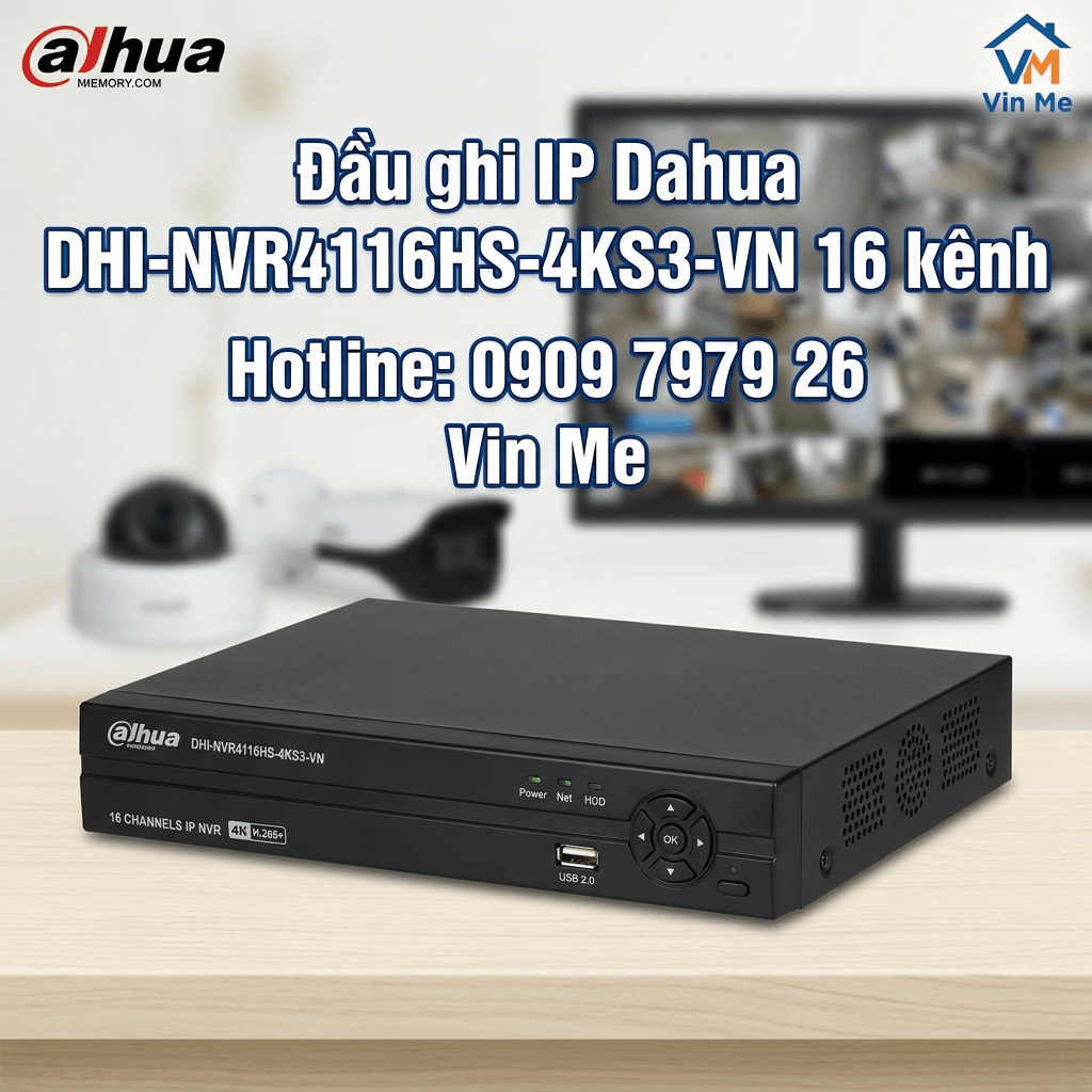 Đầu ghi DHI-NVR4116HS-4KS3-VN