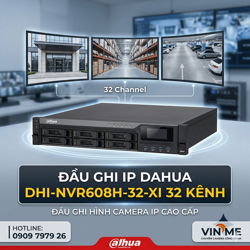 Đầu ghi dahua DHI-NVR608H-32-XI