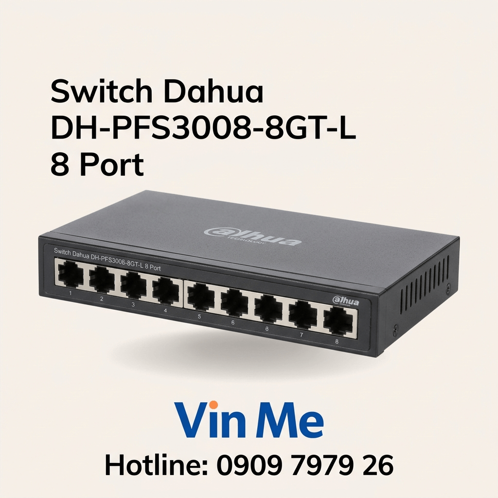 Switch Dahua DH-PFS3008-8GT-L